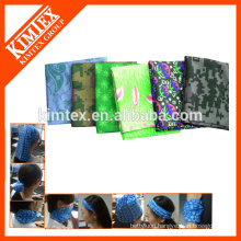 Multifunctional customized printed seamless elastic head band